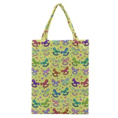 Toys Pattern Classic Tote Bag by Valentinaart