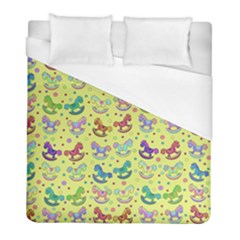 Toys Pattern Duvet Cover (full/ Double Size) by Valentinaart