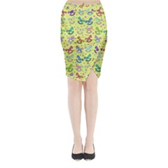 Toys Pattern Midi Wrap Pencil Skirt by Valentinaart