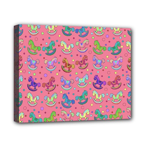 Toys Pattern Canvas 10  X 8  by Valentinaart