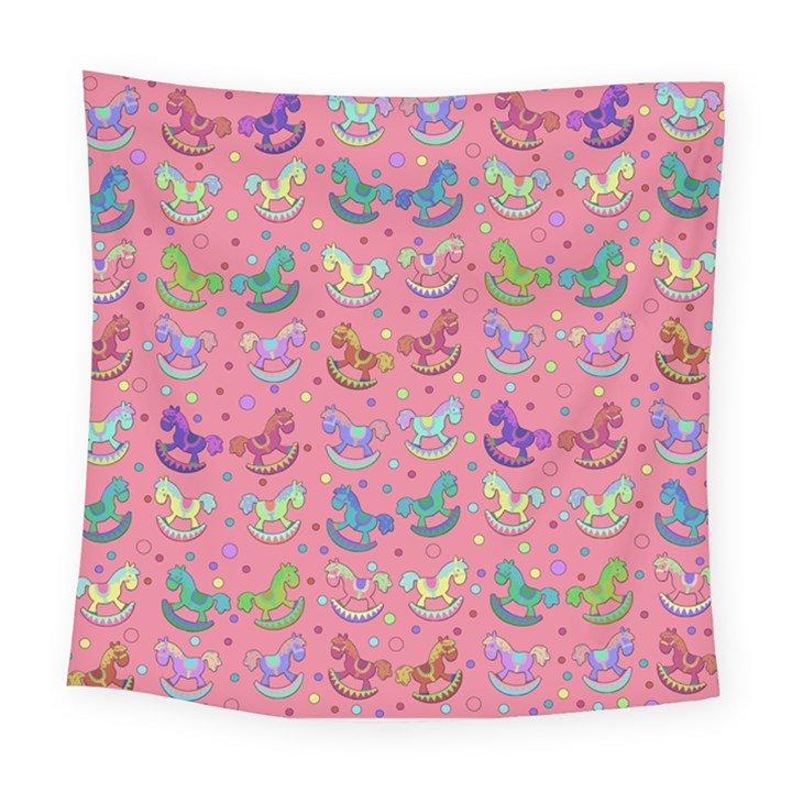 Toys pattern Square Tapestry (Large)