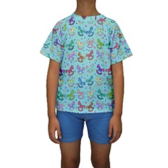 Toys Pattern Kids  Short Sleeve Swimwear by Valentinaart