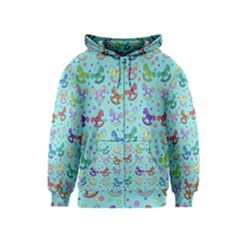 Toys Pattern Kids  Zipper Hoodie by Valentinaart