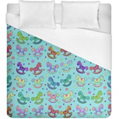 Toys Pattern Duvet Cover (king Size) by Valentinaart