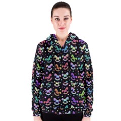 Toys Pattern Women s Zipper Hoodie by Valentinaart