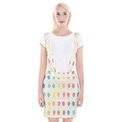 Balloon Star Rainbow Suspender Skirt by Mariart