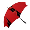 Flower Floral Red Back Sakura Golf Umbrellas View2