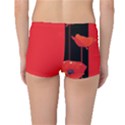 Flower Floral Red Back Sakura Boyleg Bikini Bottoms View2