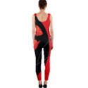 Flower Floral Red Black Sakura Line OnePiece Catsuit View2