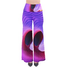 Digital Art Spirals Wave Waves Chevron Red Purple Blue Pink Pants by Mariart