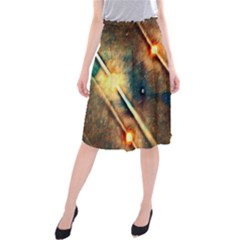 Light Space Midi Beach Skirt by DeneWestUK