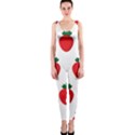 Fruit Strawberries Red Green OnePiece Catsuit View1