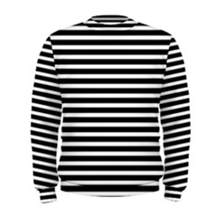 Horizontal Stripes Black Men s Sweatshirt