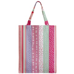 Heart Love Valentine Polka Dot Pink Blue Grey Purple Red Zipper Classic Tote Bag by Mariart