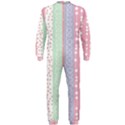 Heart Love Valentine Polka Dot Pink Blue Grey Purple Red OnePiece Jumpsuit (Men)  View2