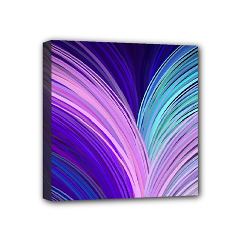 Color Purple Blue Pink Mini Canvas 4  X 4  by Mariart