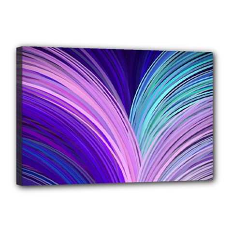 Color Purple Blue Pink Canvas 18  X 12  by Mariart