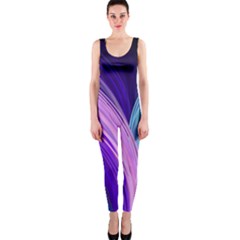 Color Purple Blue Pink Onepiece Catsuit by Mariart