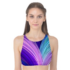 Color Purple Blue Pink Tank Bikini Top by Mariart