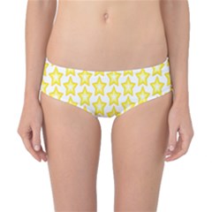 Yellow Orange Star Space Light Classic Bikini Bottoms by Mariart