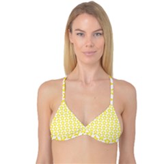 Yellow Orange Star Space Light Reversible Tri Bikini Top by Mariart