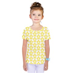 Yellow Orange Star Space Light Kids  One Piece Tee