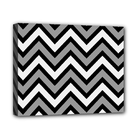 Zig Zags Pattern Canvas 10  X 8  by Valentinaart