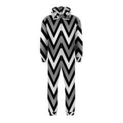 Zig Zags Pattern Hooded Jumpsuit (kids) by Valentinaart