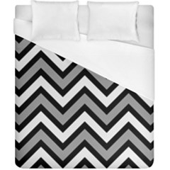 Zig Zags Pattern Duvet Cover (california King Size)