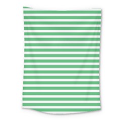 Horizontal Stripes Green Medium Tapestry by Mariart