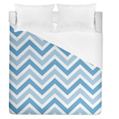 Zig Zags Pattern Duvet Cover (queen Size)