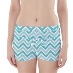 Zig Zags Pattern Boyleg Bikini Wrap Bottoms