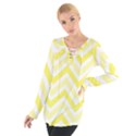 Zig zags pattern Women s Tie Up Tee View1