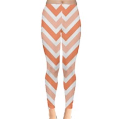 Zig Zags Pattern Leggings  by Valentinaart