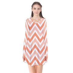 Zig Zags Pattern Flare Dress