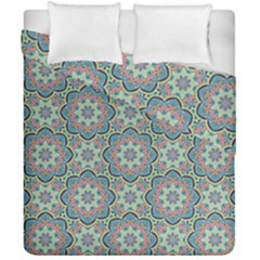 Decorative Ornamental Geometric Pattern Duvet Cover Double Side (california King Size)