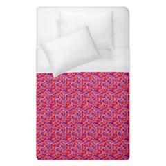 Red White And Blue Leopard Print  Duvet Cover (single Size)