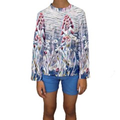 Port Flowers Kids  Long Sleeve Swimwear by DeneWestUK