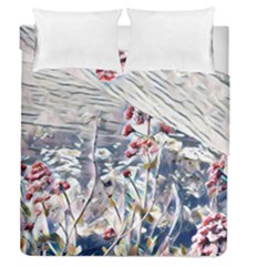 Port Flowers Duvet Cover Double Side (queen Size)