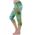 Forest Spirits. Green mandalas. Capri Yoga Leggings View2