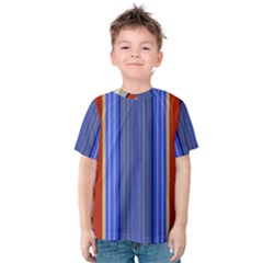 Colorful Stripes Background Kids  Cotton Tee