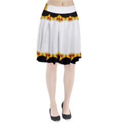 Circle Fractal Frame Pleated Skirt