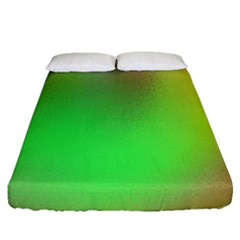 November Blurry Brilliant Colors Fitted Sheet (queen Size)