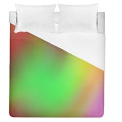 November Blurry Brilliant Colors Duvet Cover (queen Size) by Simbadda