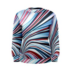 Wavy Stripes Background Women s Sweatshirt by Simbadda