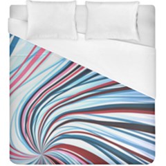 Wavy Stripes Background Duvet Cover (king Size)