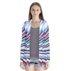 Wavy Stripes Background Cardigans by Simbadda