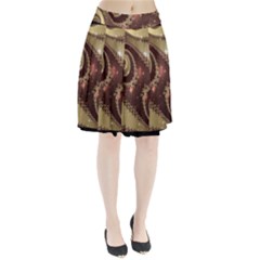 Space Fractal Abstraction Digital Computer Graphic Pleated Skirt