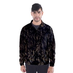 Golden Bows And Arrows On Black Wind Breaker (men) by Simbadda