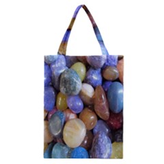 Rock Tumbler Used To Polish A Collection Of Small Colorful Pebbles Classic Tote Bag by Simbadda